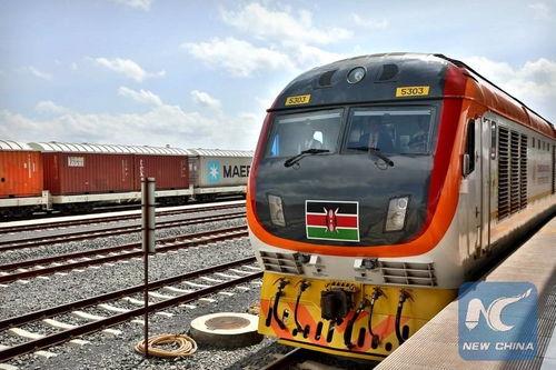 蒙内铁路运营视频